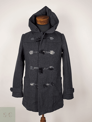 Abrigo mujer Montgomery lana premium Plomo TALLA SM Nicole - AP341