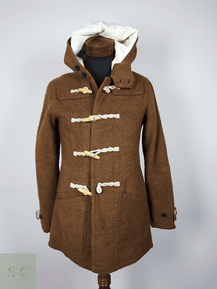 Abrigo Montgomery lana cafe TALLA S Urban Research - AP293