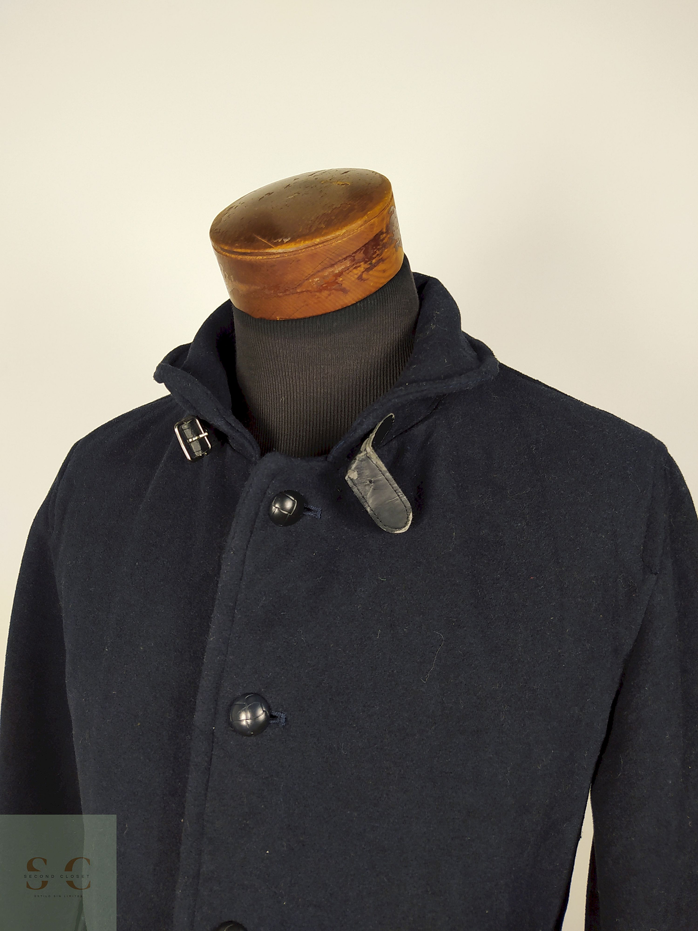 Abrigo corto lana hombre Azul TALLA M PLUS ONE - AP287 3