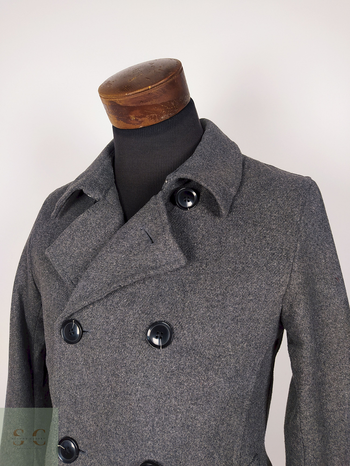 Abrigo Marinero lana hombre premium Plomo TALLA XS CONFIRM - AP340 3