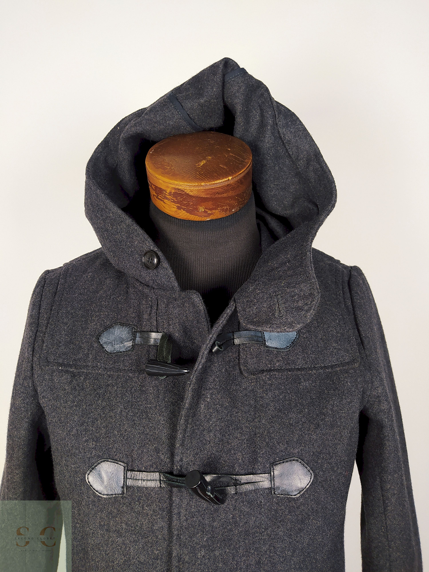 Abrigo mujer Montgomery lana premium Plomo TALLA SM Nicole - AP341 3