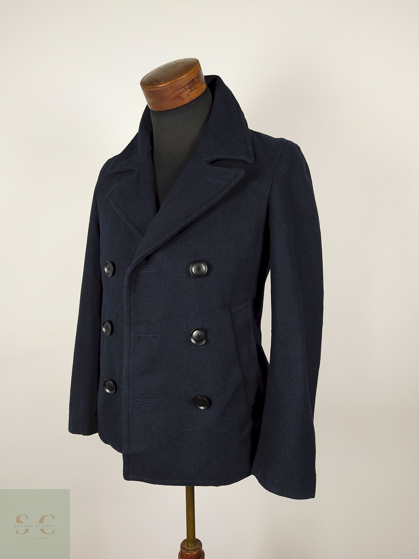 Abrigo Marinero lana hombre premium Azul TALLA XS Rageblue - AP249 2