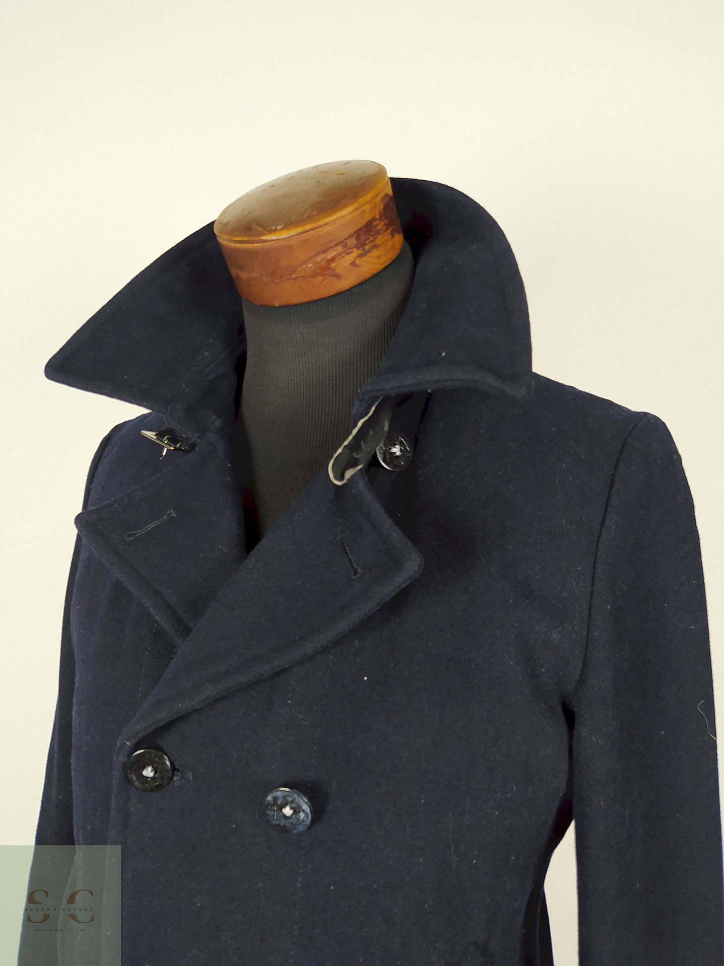 Abrigo Marinero lana hombre premium Azul TALLA SM Male & CO - AP247 3