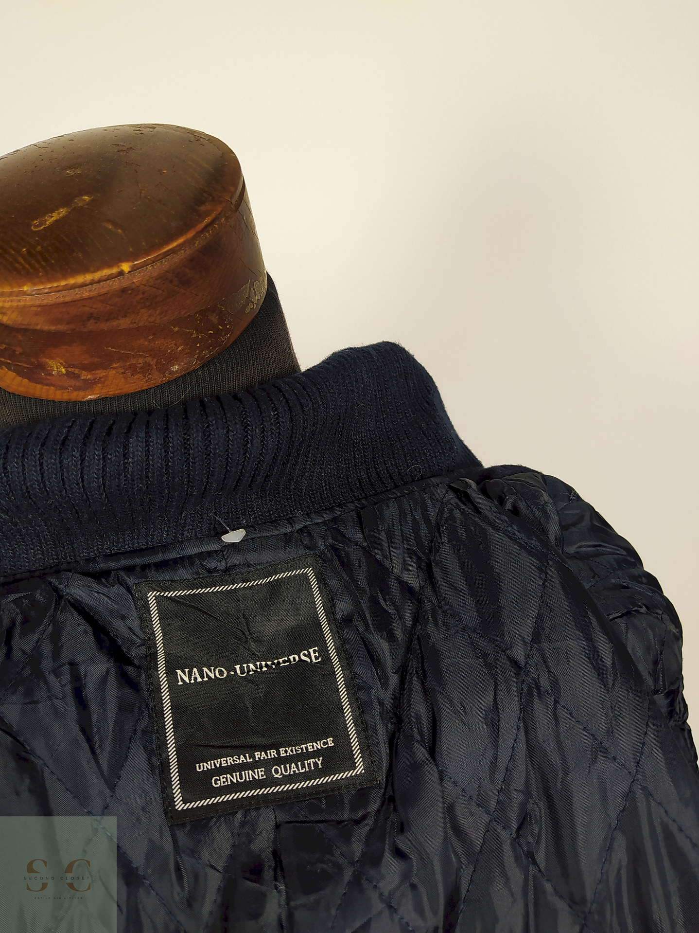 Abrigo Corto lana hombre premium Azul TALLA XS Nano Universe  5