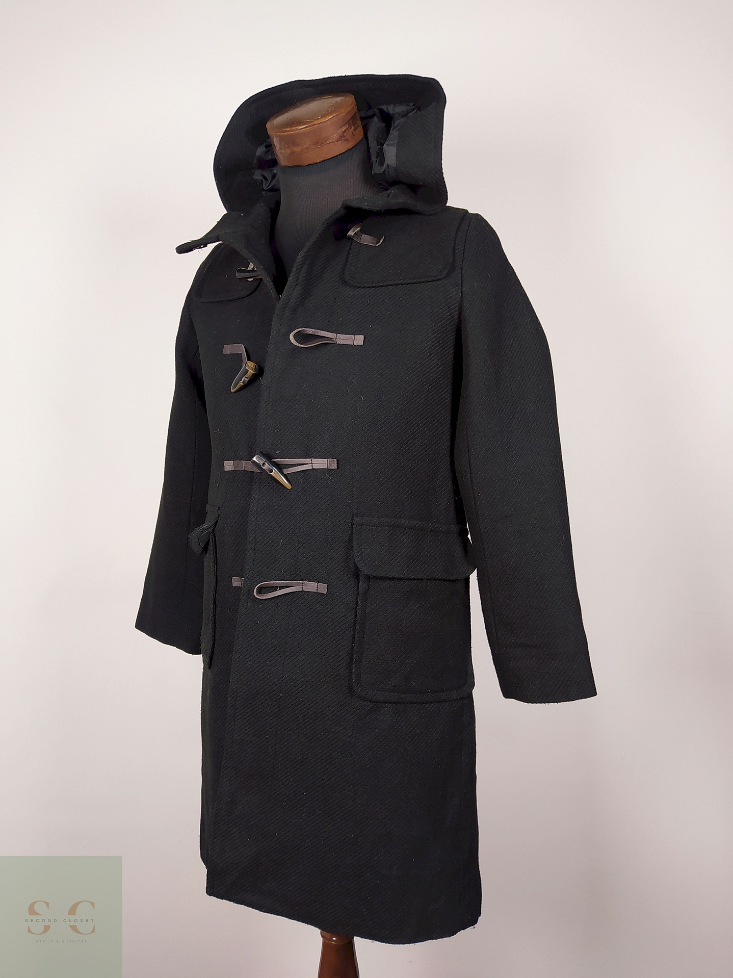 Abrigo Montgomery negro TALLA XS/S AMERICAN HOLIC - AP300 2