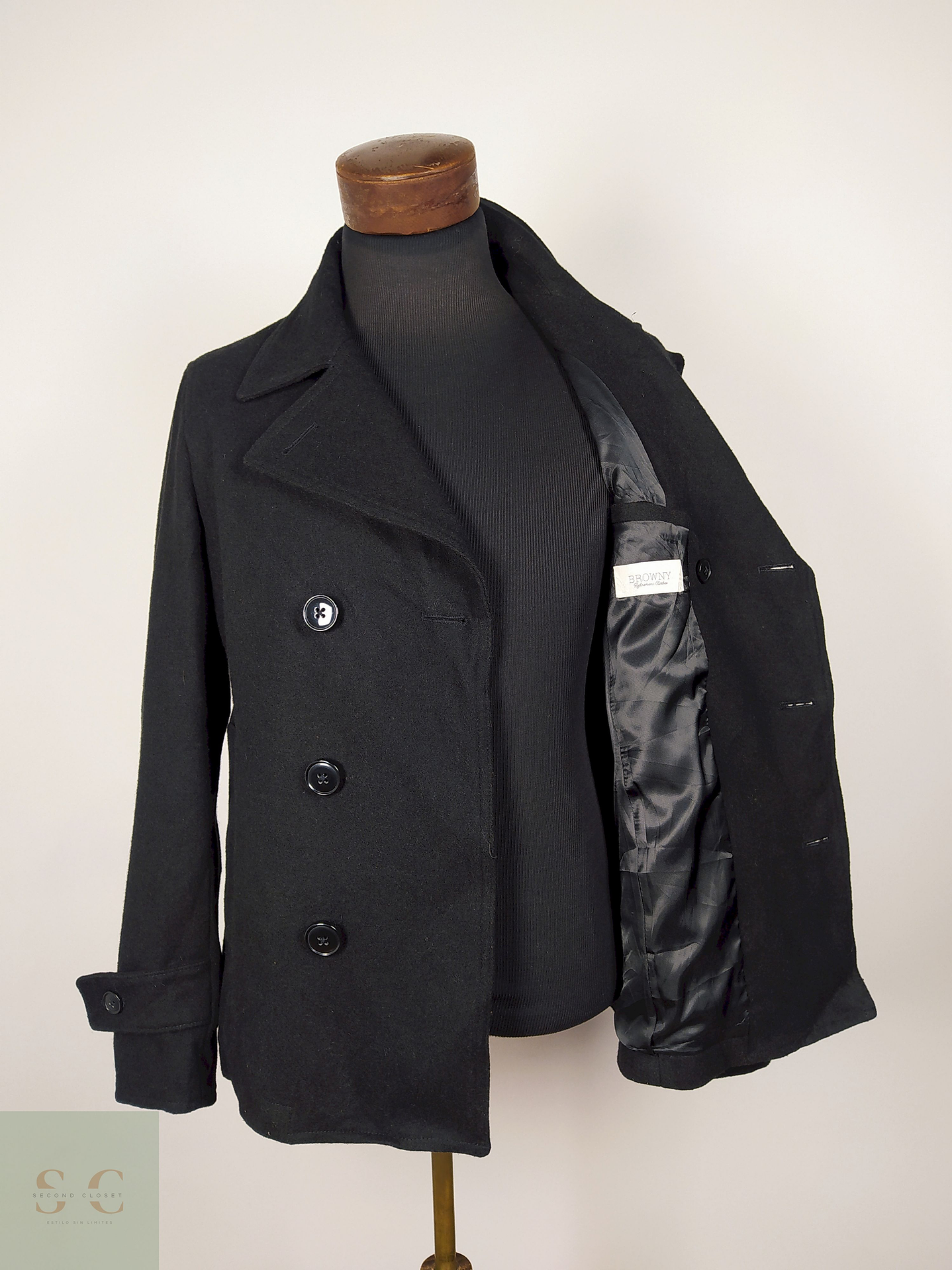 Abrigo marinero hombre premium TALLA S BROWNY - AP290 4