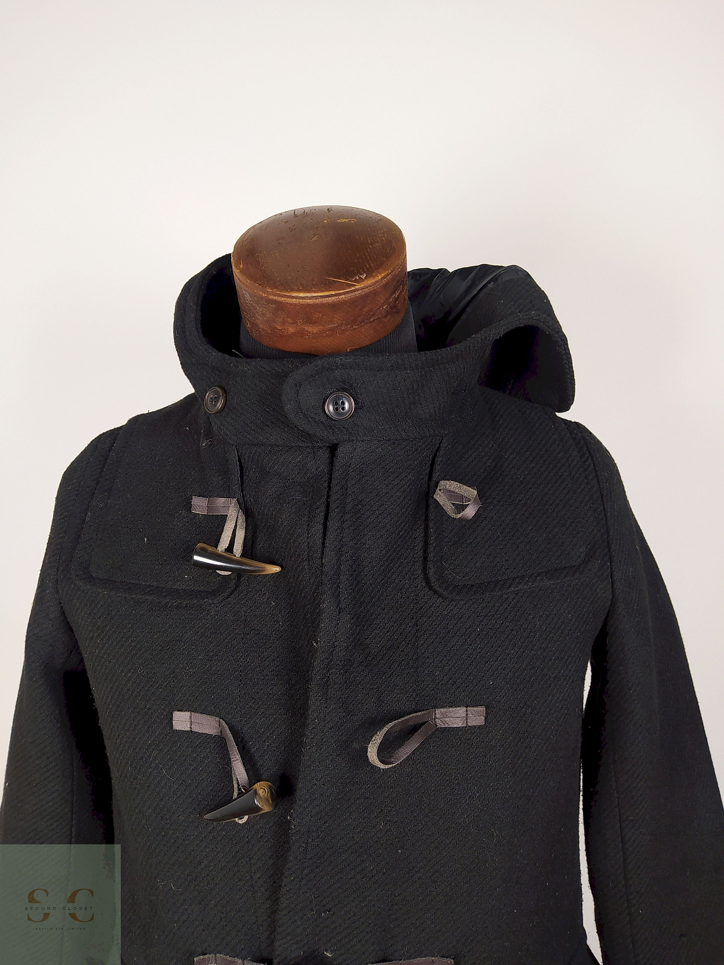 Abrigo Montgomery negro TALLA XS/S AMERICAN HOLIC - AP300 3