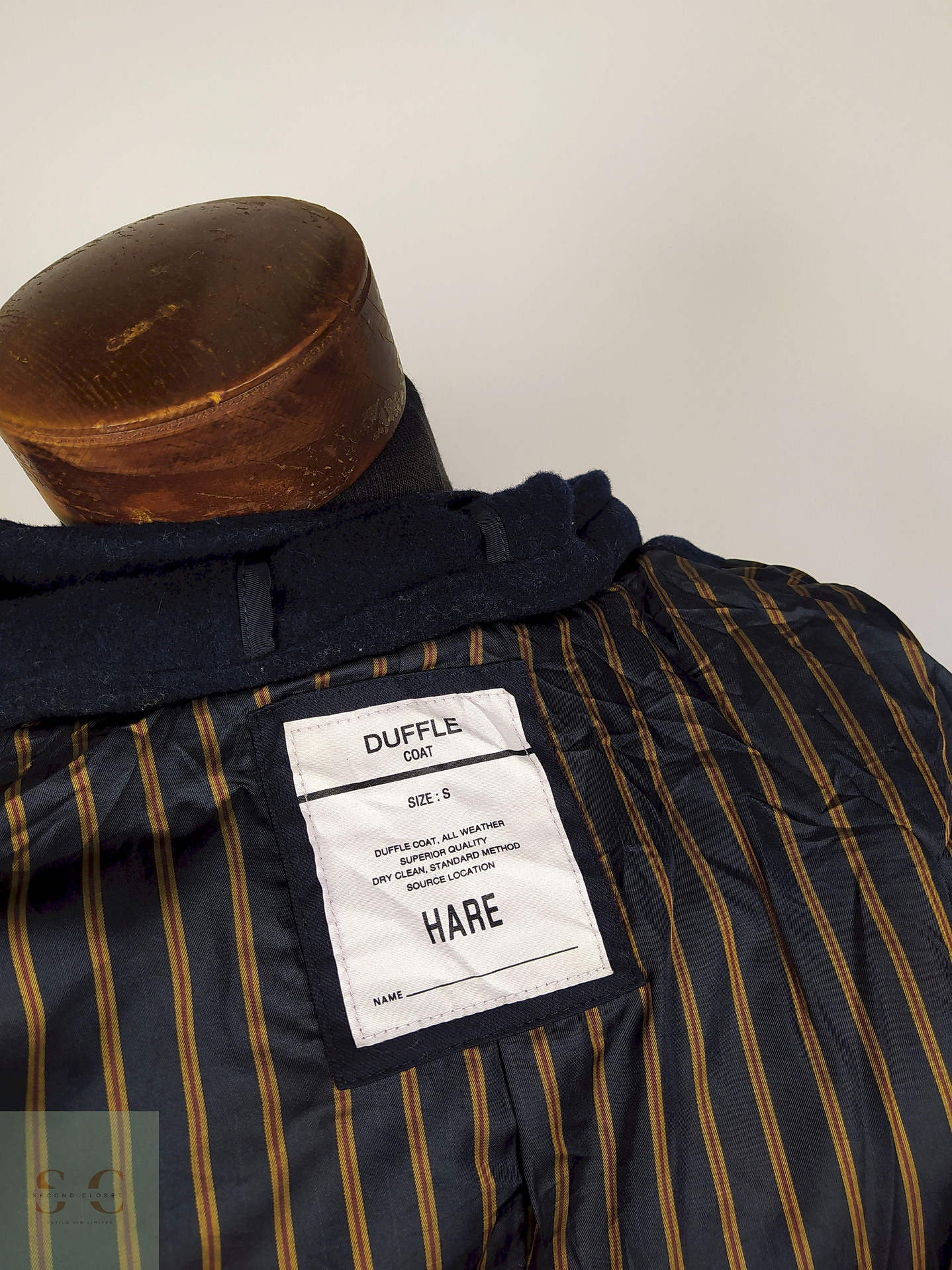 Abrigo Montgomery lana hombre premium Azul TALLA XS Haré - AP344 5