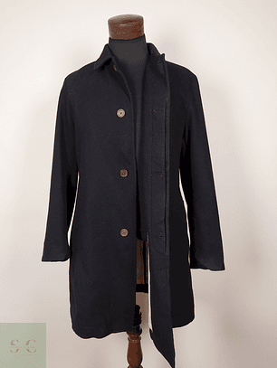 Abrigo elegante lana hombre premium TALLA M MUJI JAPAN - AP303