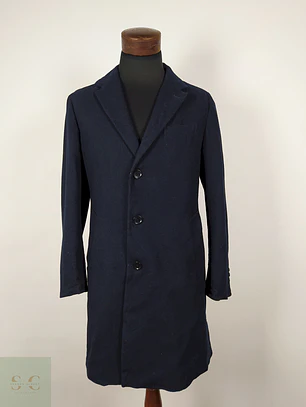 Abrigo elegante lana hombre premium Azul TALLA SM GU - AP254