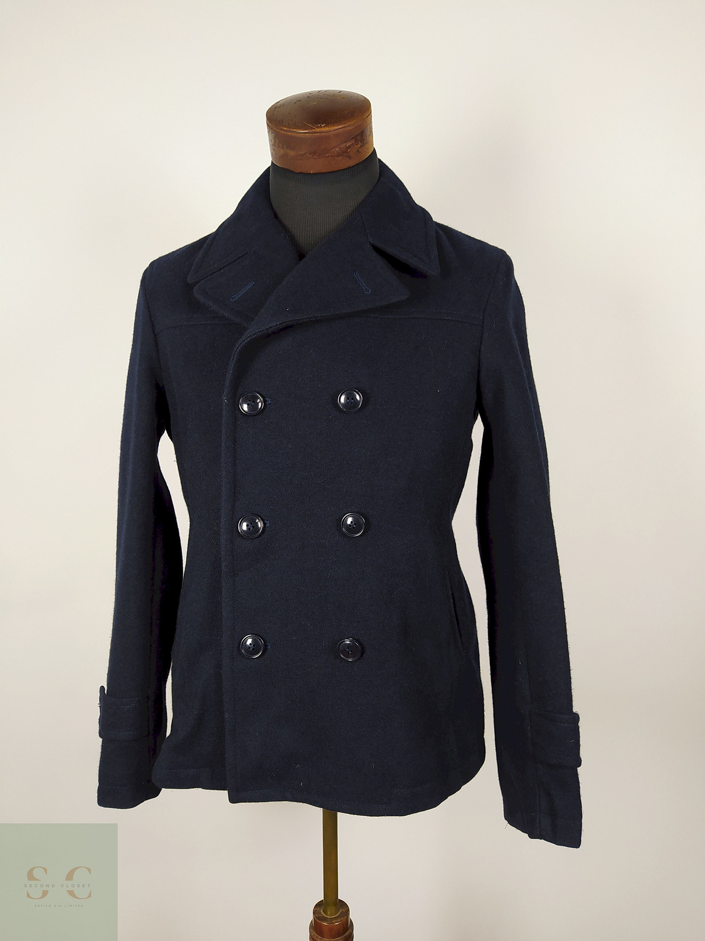 Abrigo Marinero lana hombre premium Azul TALLE S RATTLE TRAP - AP255 1