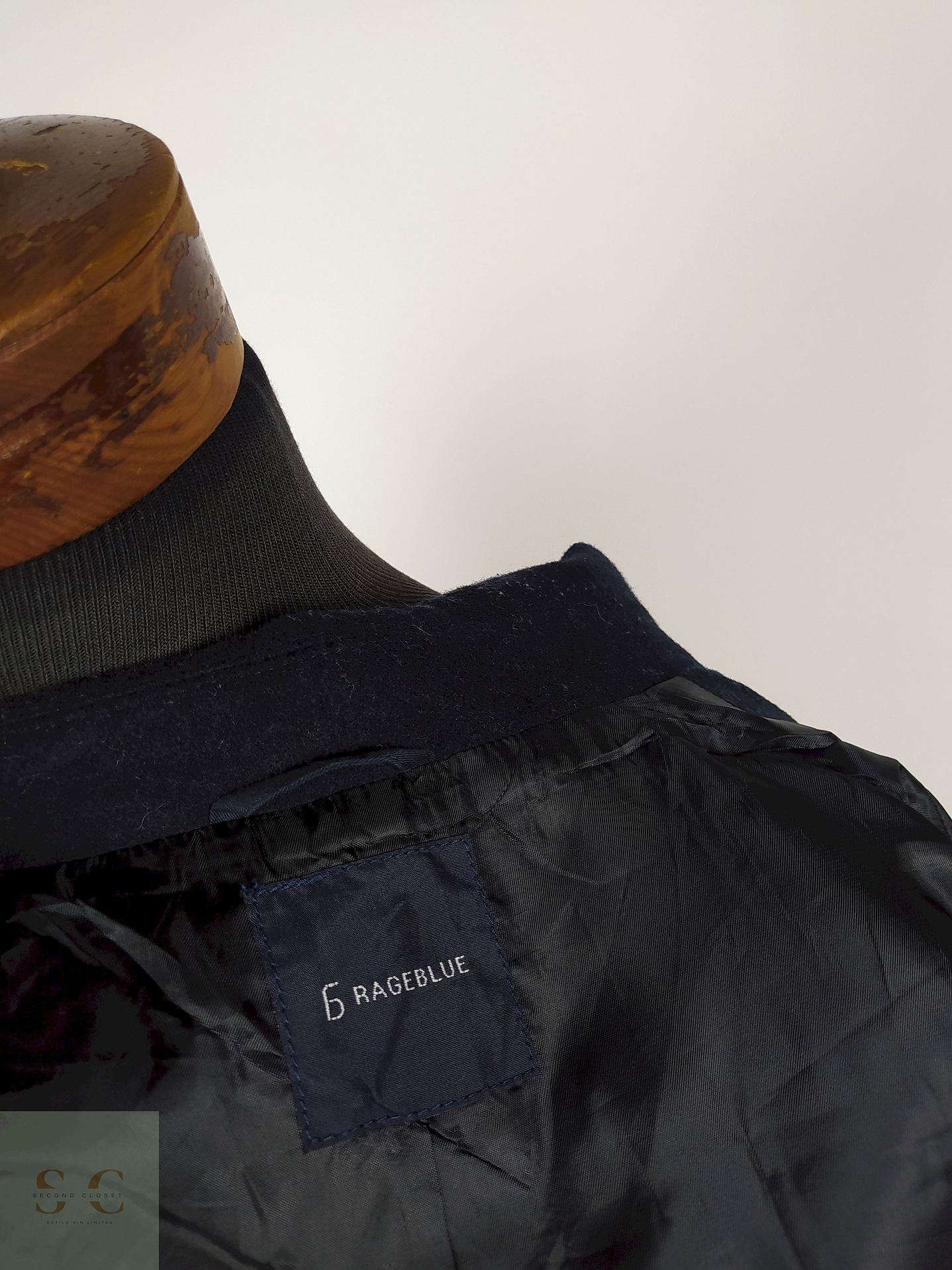 Abrigo Marinero lana hombre premium Azul TALLA XS Rageblue - AP249 5