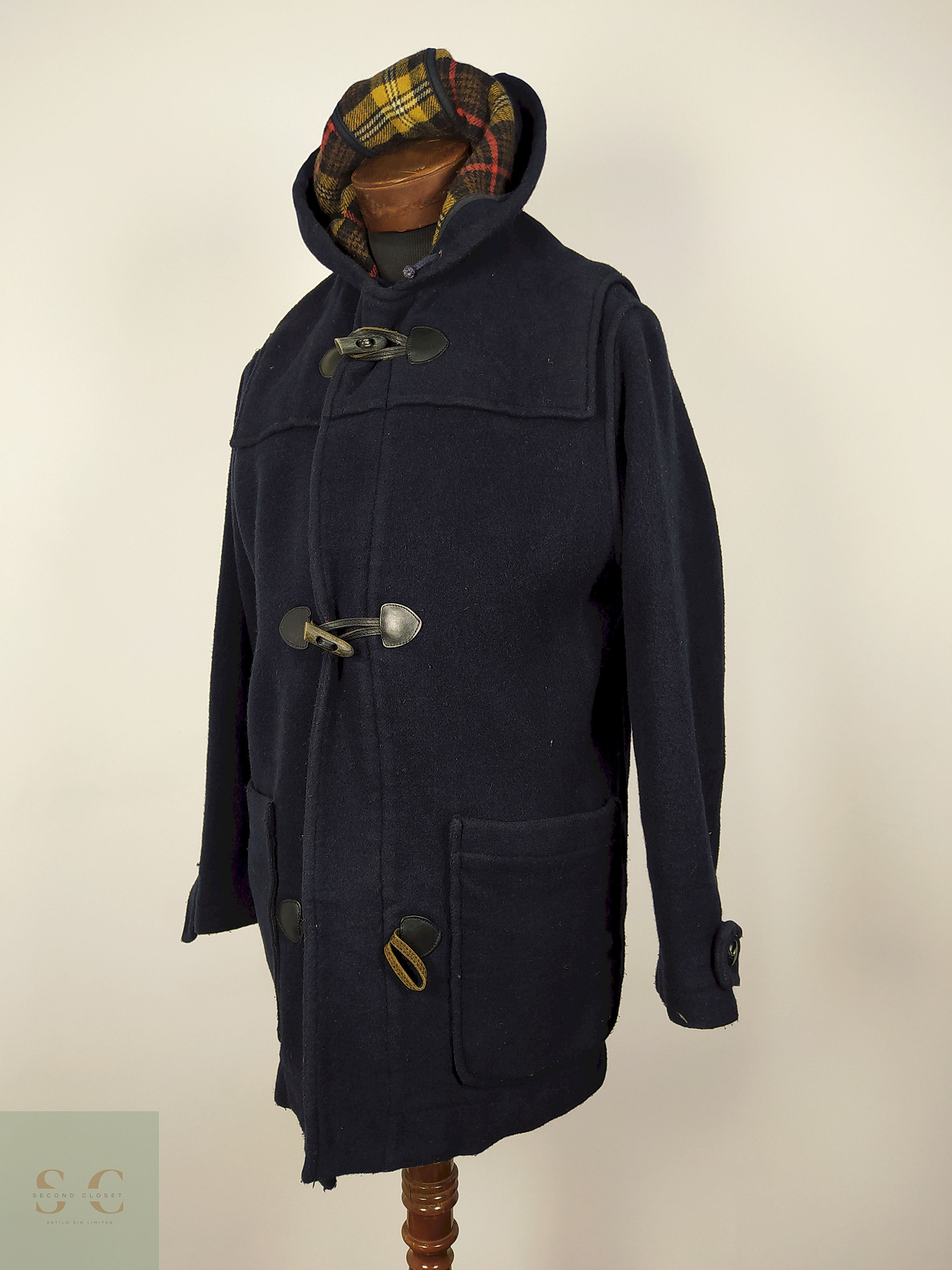 Abrigo lana Montgomery hombre premium AZUL TALLA S NEXT - AP301 2