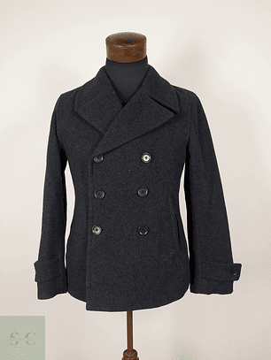 Abrigo Marinero lana hombre premium Plomo TALLA S UNIQLO - AP256