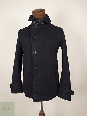 Abrigo lana hombre premium negro TALLA S AUDIENCE - AP307