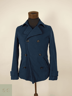 Abrigo Marinero lana hombre premium Azul TALLA XS Mind Blow - AP258