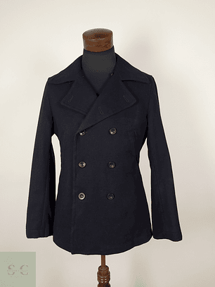 Abrigo Marinero lana hombre premium Azul TALLA S  - AP259