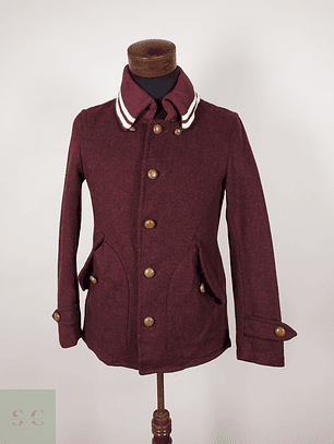 Abrigo Corto lana hombre premium Burdeos TALLA XS TK Japan - AP260