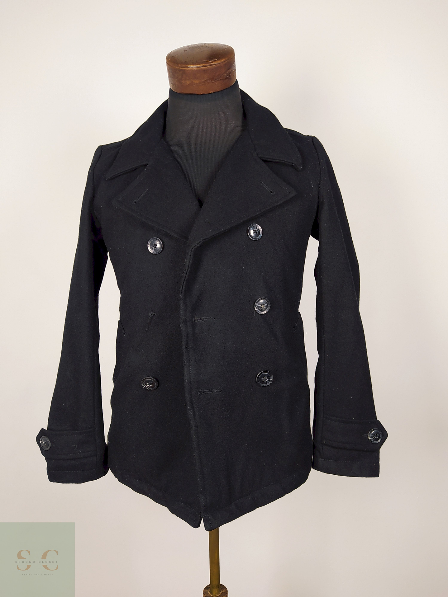 Abrigo marinero lana hombre TALLA XXS FUGA - AP309 1