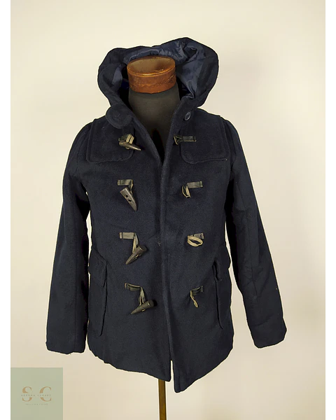 Abrigo Montgomery lana AZUL Talla XS/S CHOCOL - AP316