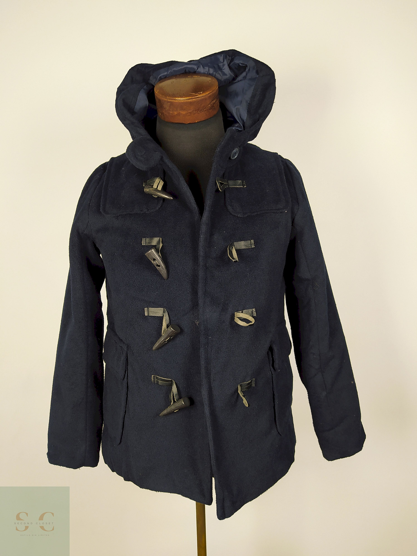 Abrigo Montgomery lana AZUL Talla XS/S CHOCOL - AP316 1