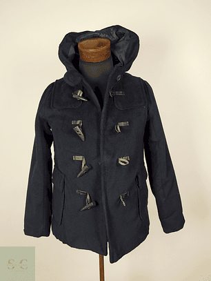 Abrigo Montgomery lana AZUL Talla XS/S CHOCOL - AP316