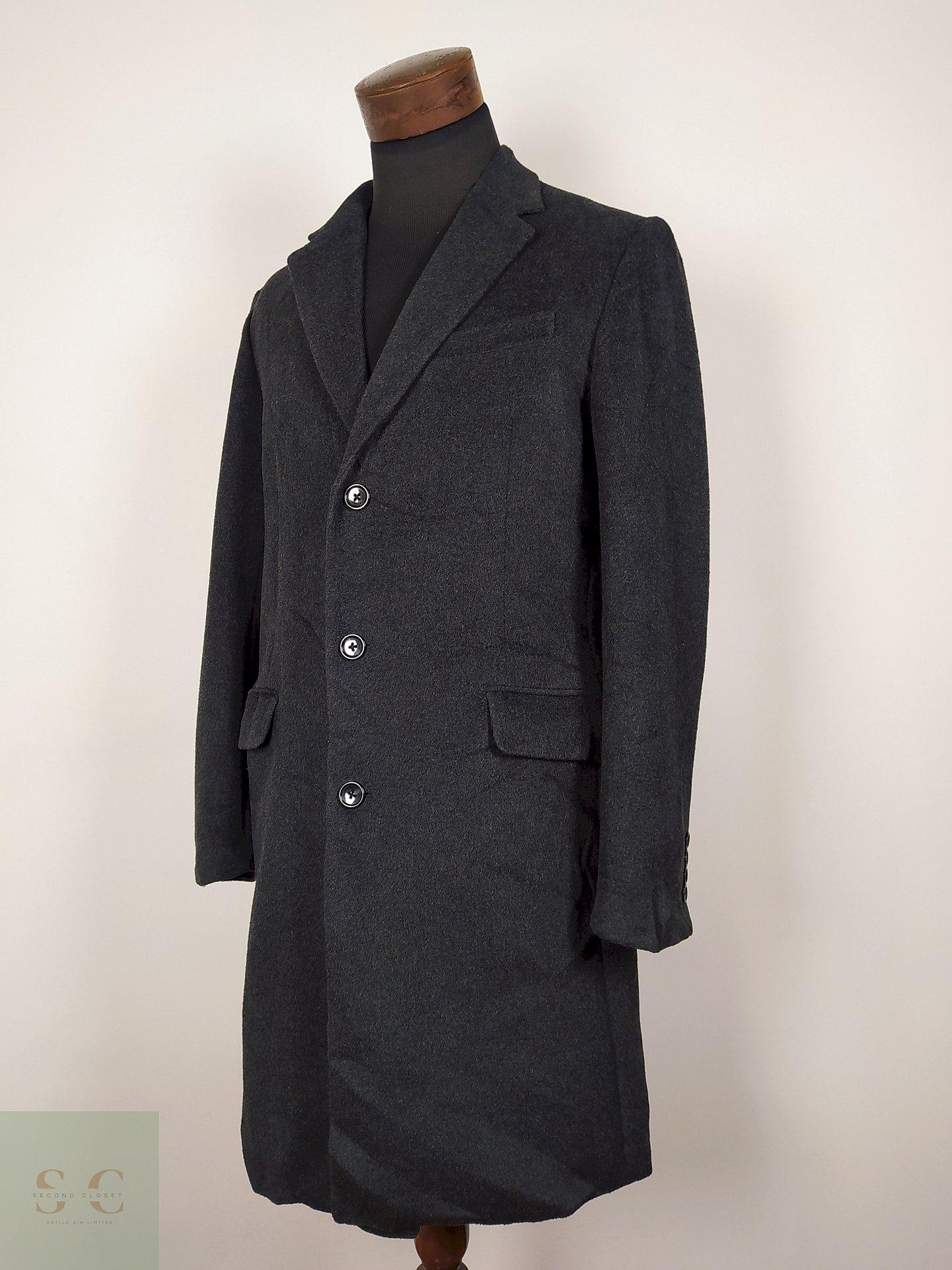 Abrigo elegante hombre TALLA M GU  2