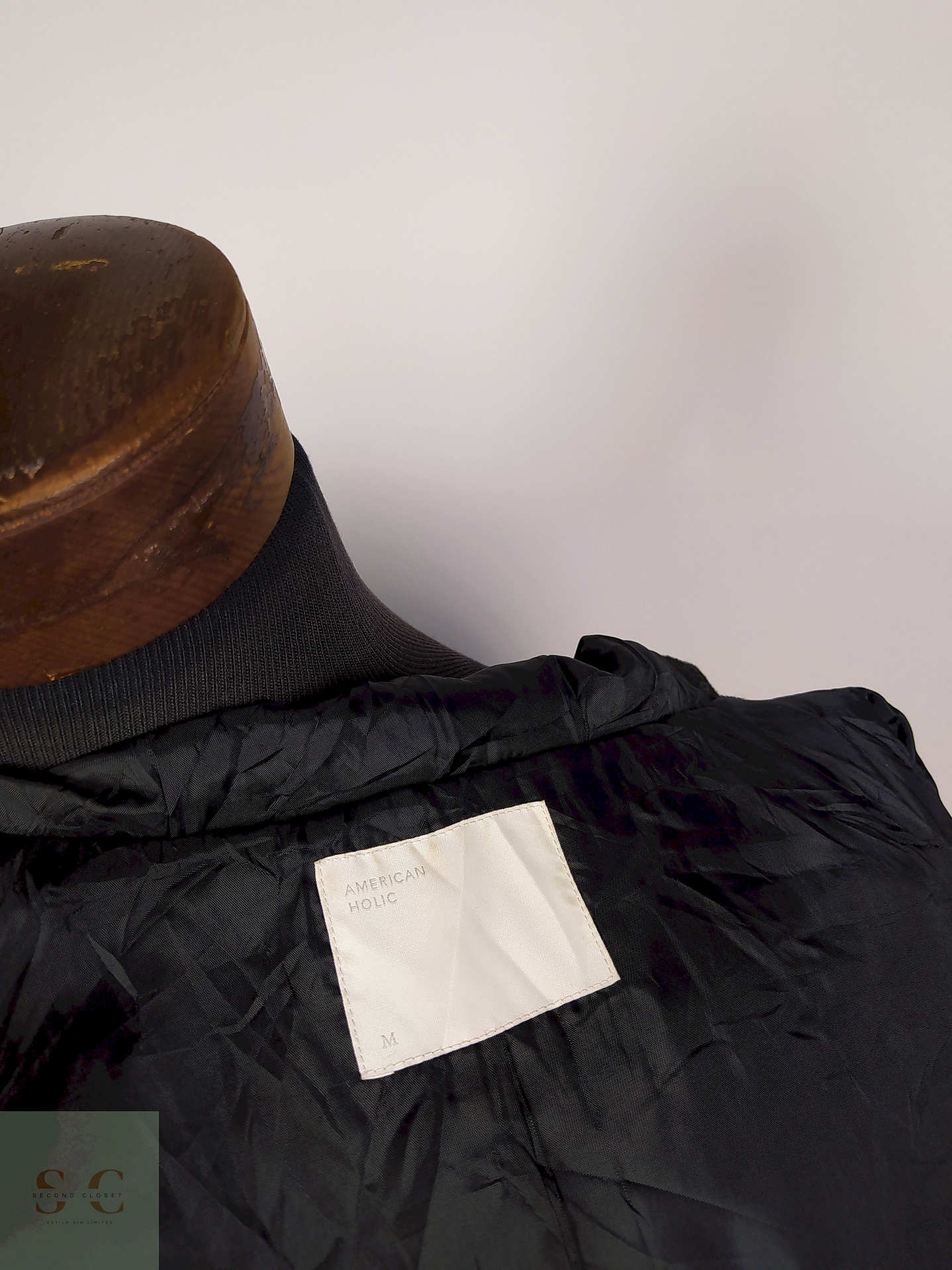 Abrigo Montgomery negro TALLA XS/S AMERICAN HOLIC - AP300 5