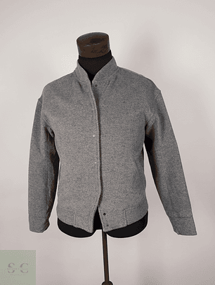 Chaqueta Corta lana mujer premium Gris TALLA M Le Ciel Bleu - AP262