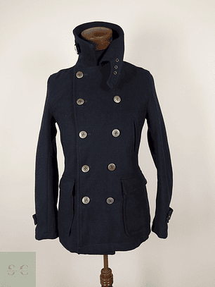 Abrigo Marinero lana hombre premium Azul TALLA XS ALLISTAIR - AP263