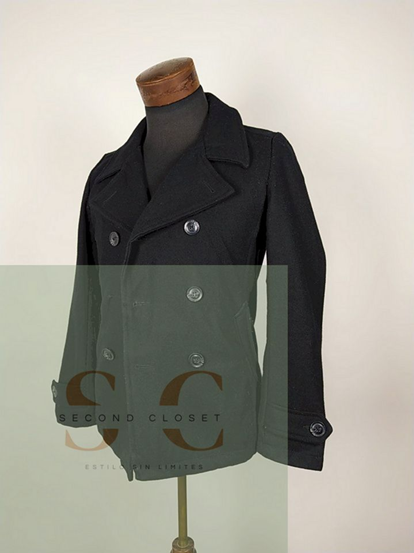 Abrigo marinero lana hombre TALLA XXS FUGA - AP309 2