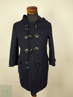 Abrigo lana Montgomery AZUL Talla S BIGVERY - AP320