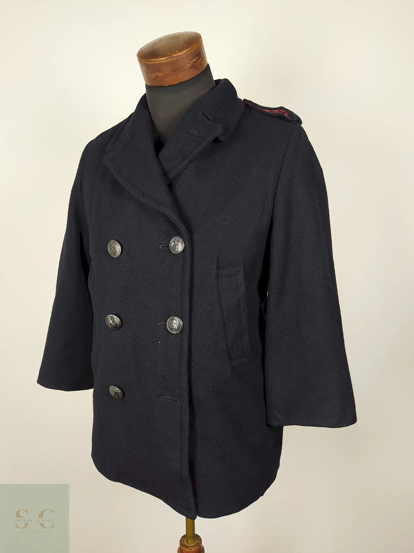 Abrigo marinero lana hombre TALLA S STRATOJAC - AP312 2