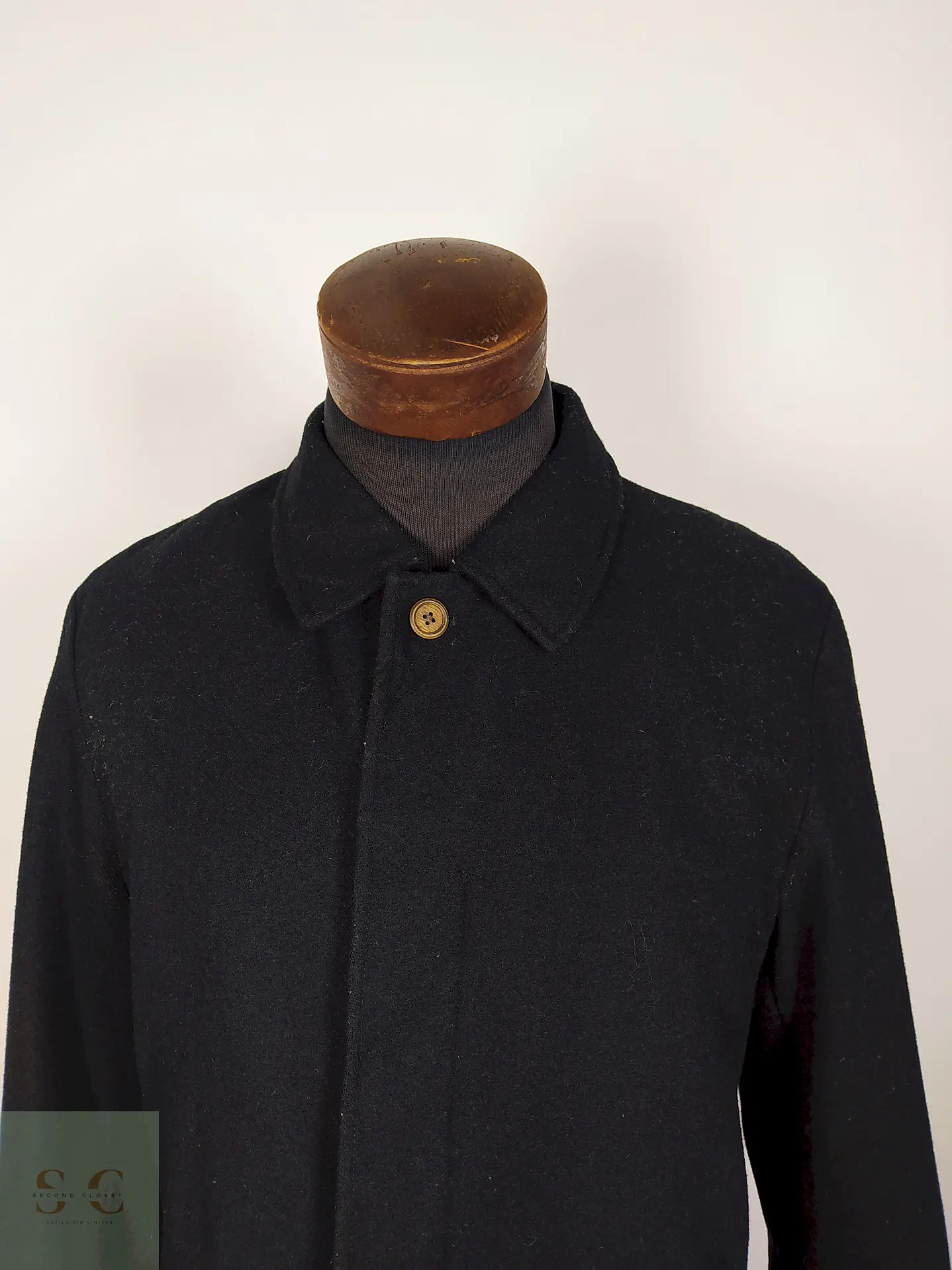 Abrigo elegante lana hombre premium TALLA M MUJI JAPAN - AP303 4