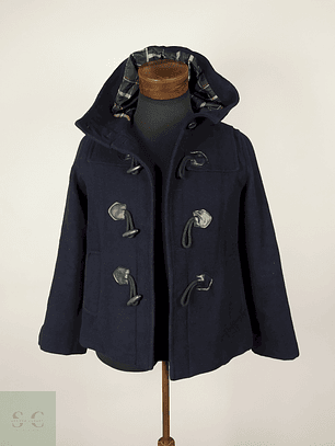 Abrigo montgomery pura lana mujer Azul TALLA XS High Quality - AP266