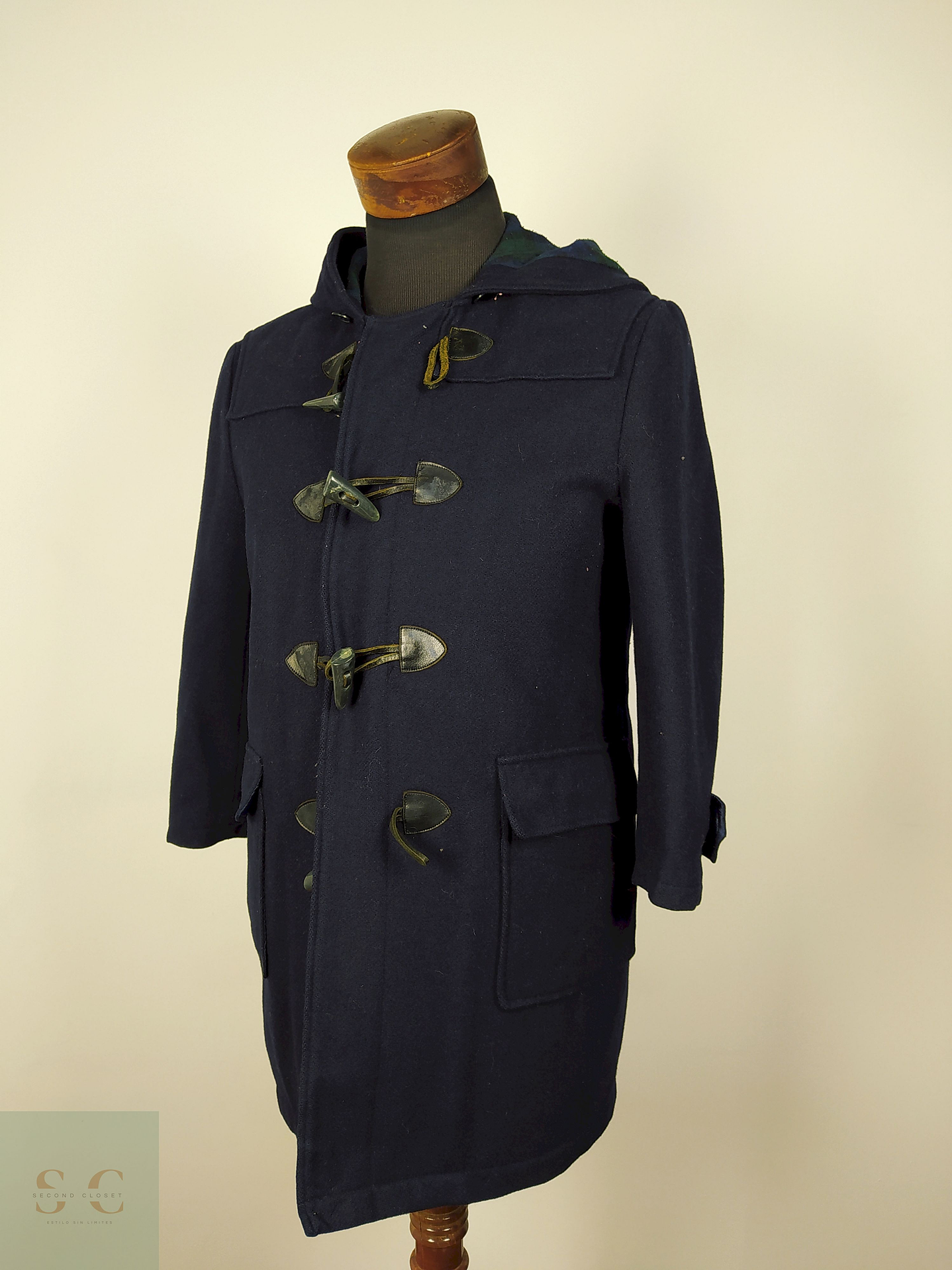 Abrigo lana Montgomery AZUL Talla S BIGVERY - AP320 2