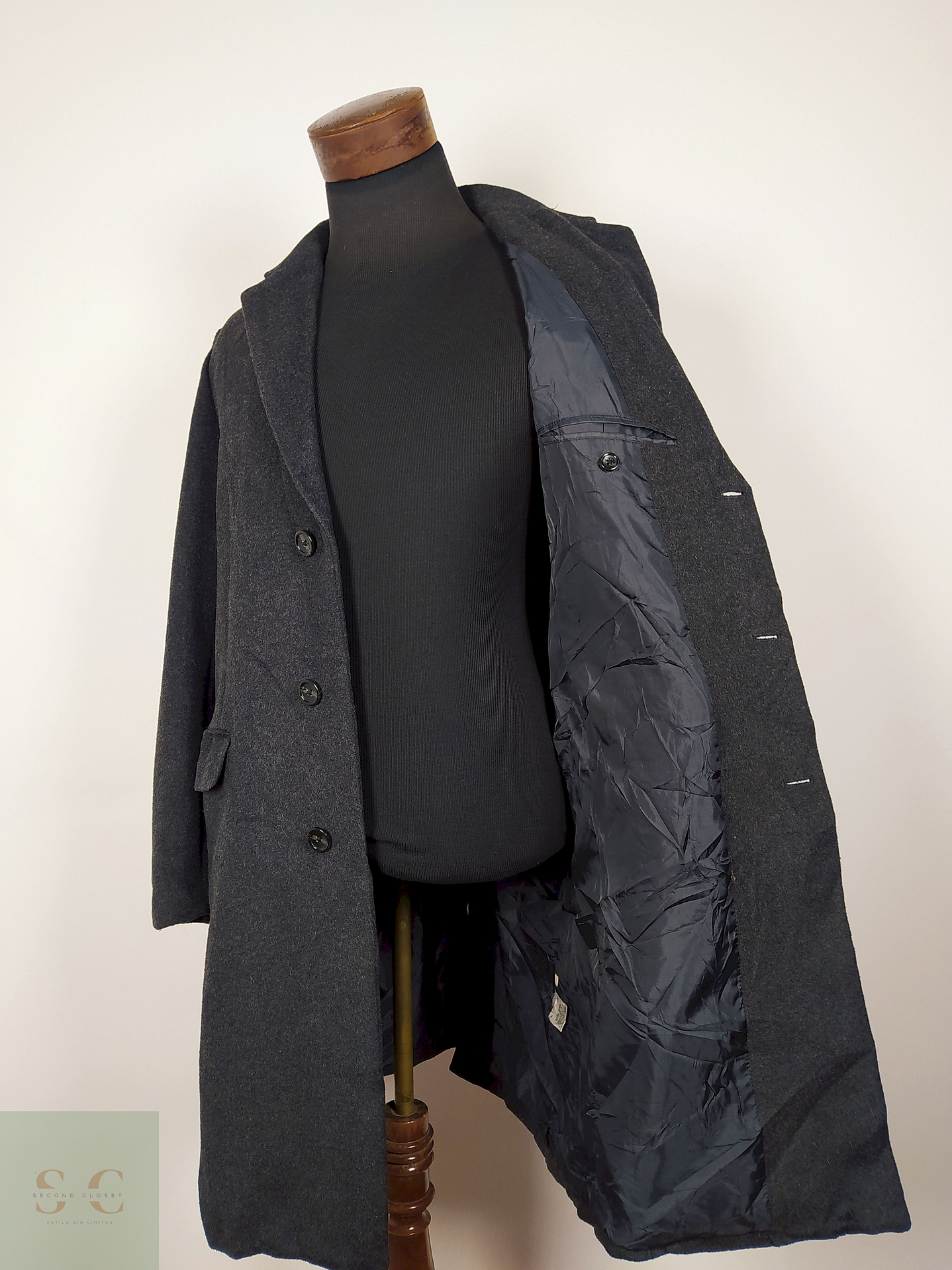 Abrigo elegante hombre TALLA M GU  4