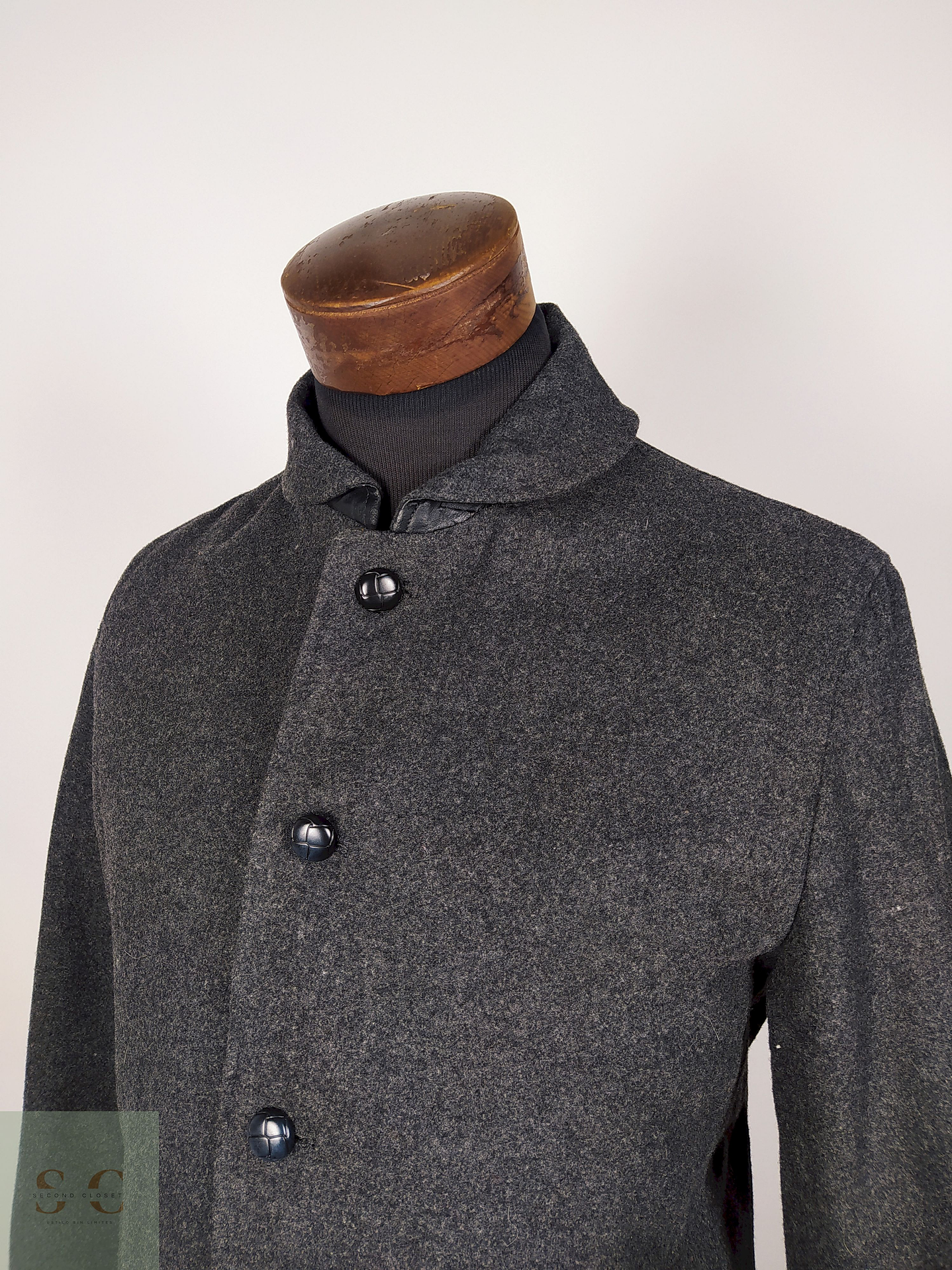 Abrigo hombre premium plomo TALLA S GU  3