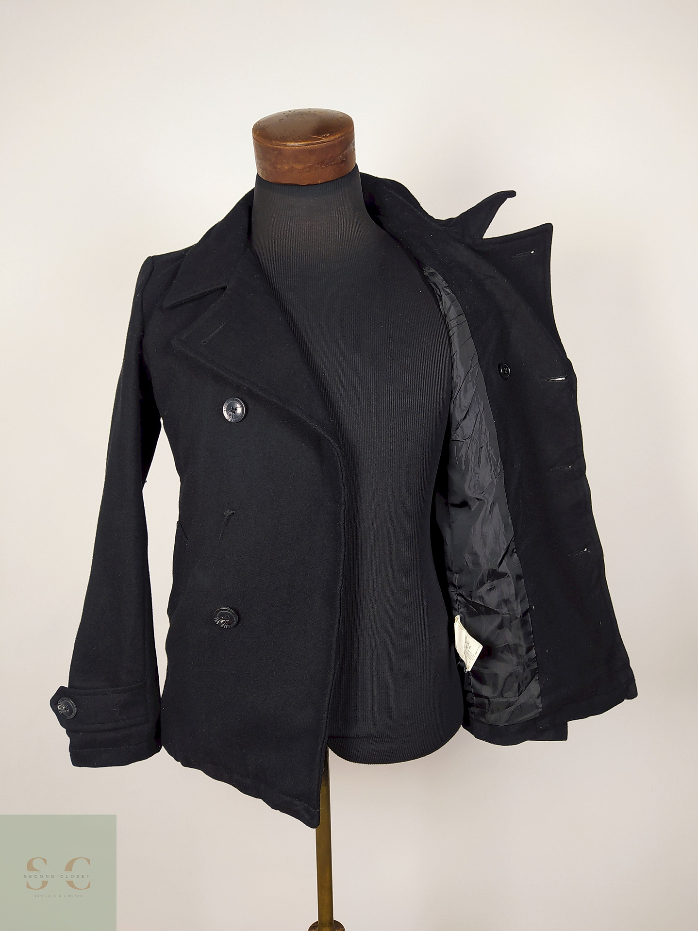 Abrigo marinero lana hombre TALLA XXS FUGA - AP309 4