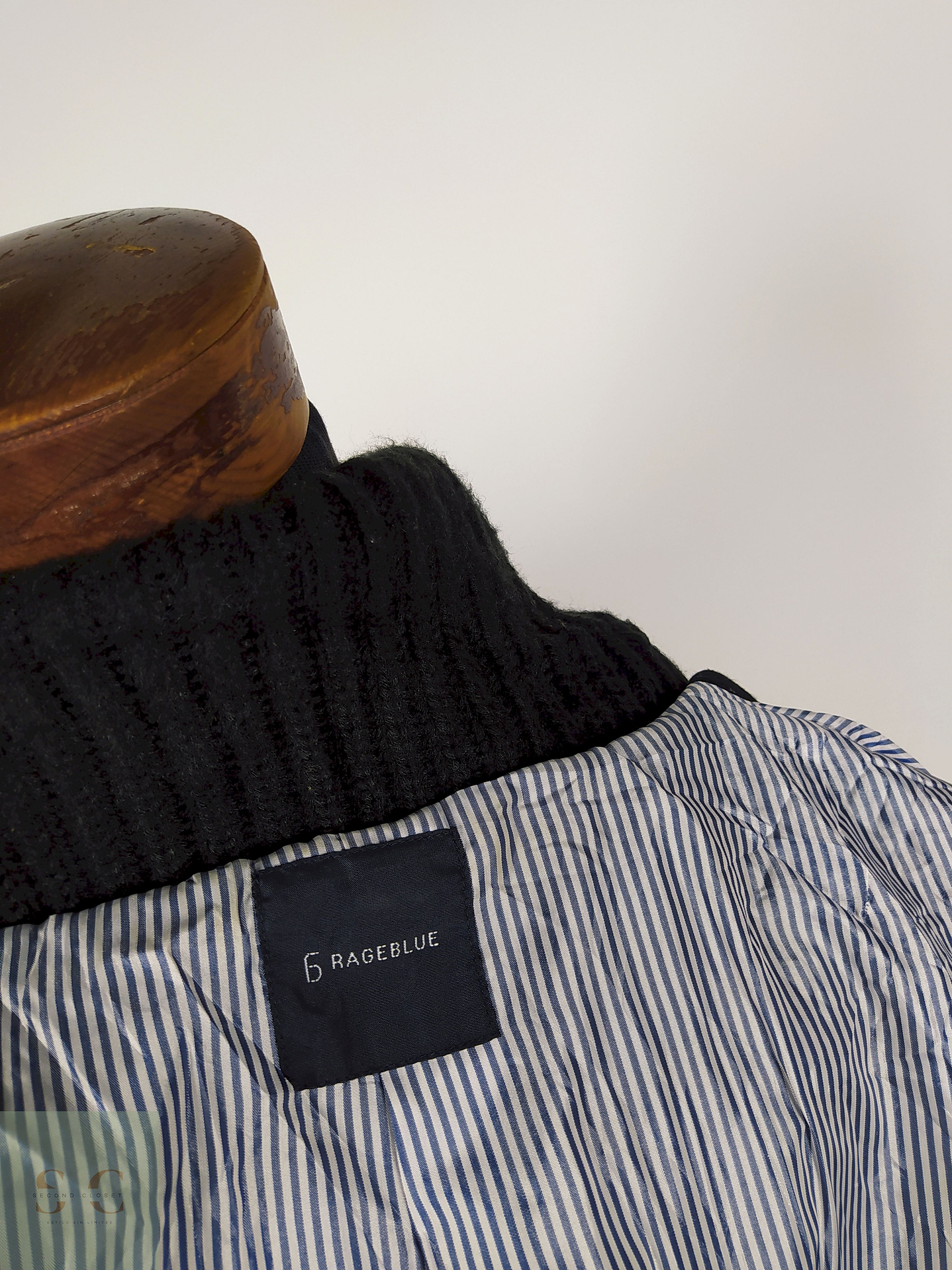 Abrigo lana hombre premium Azul Oscuro TALLA S Rageblue - AP251 5