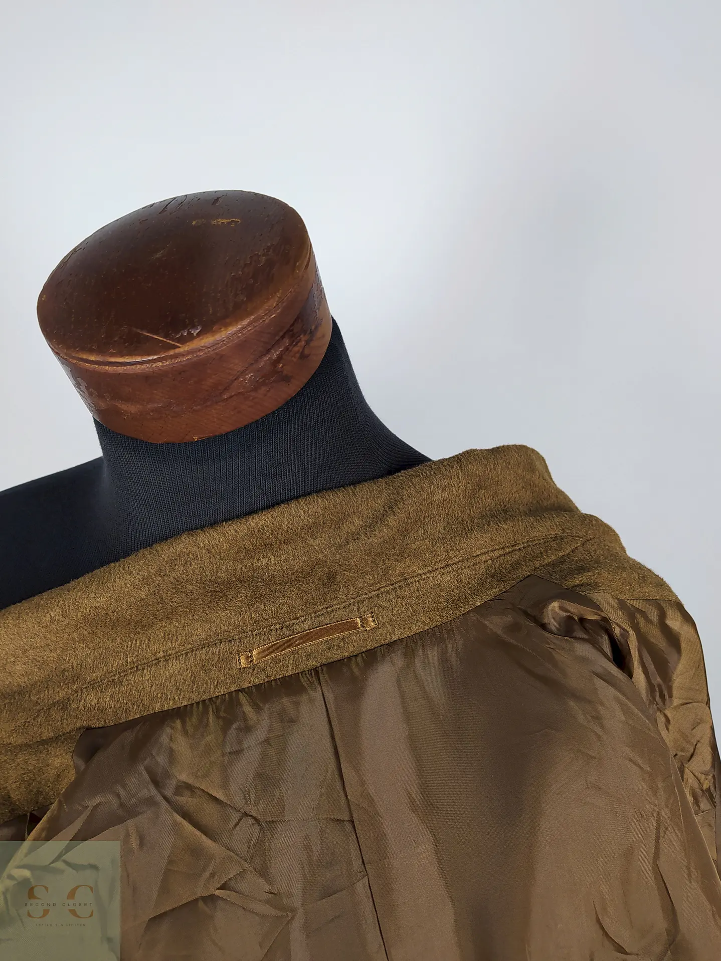Abrigo elegante semi formal hombre camel TALLA S GU  - AP302 5
