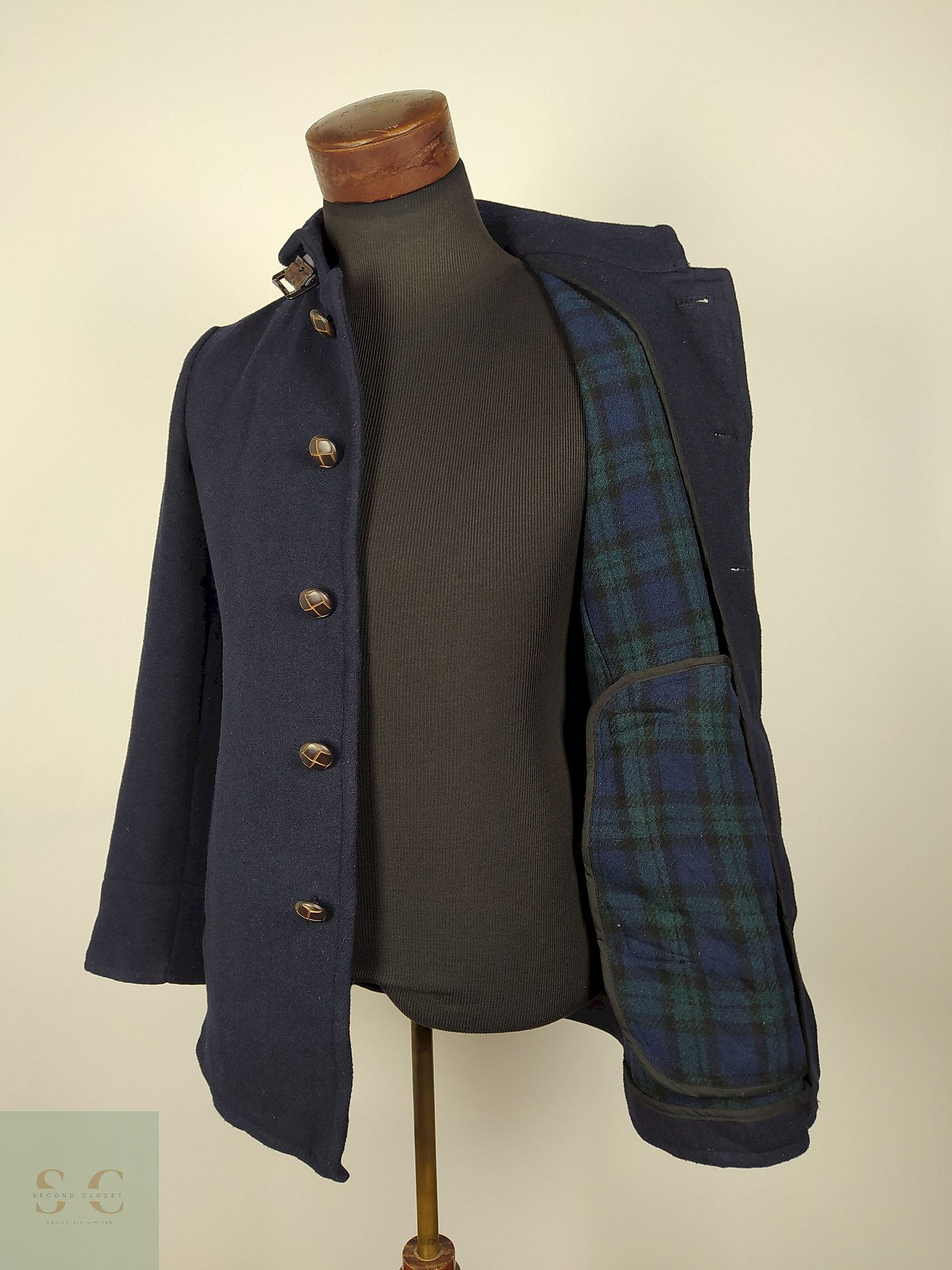 Abrigo lana hombre premium TALLA XS ABRIGO CORTO - AP311 2