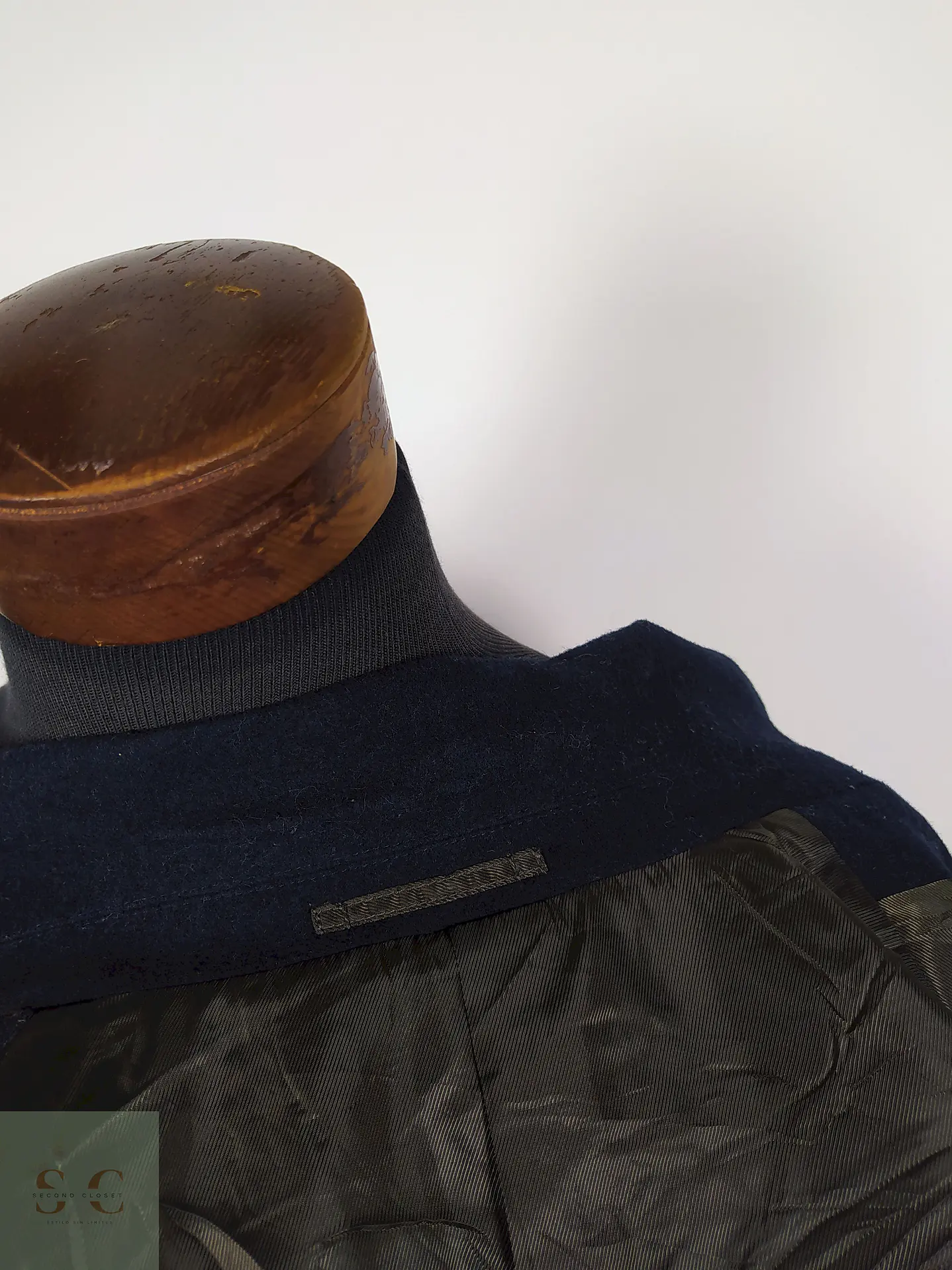 Abrigo elegante lana hombre premium Azul TALLA SM GU - AP254 5