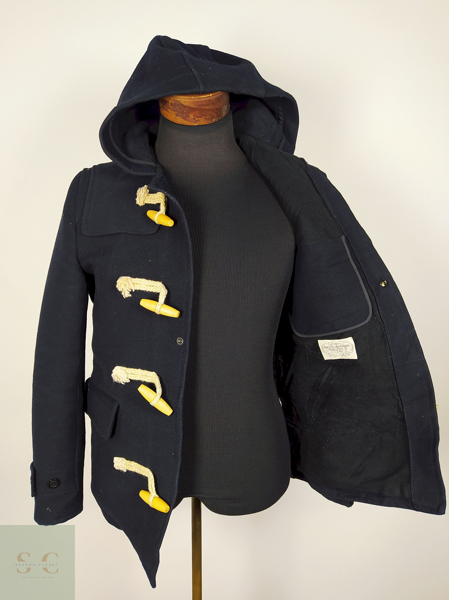 Abrigo Montgomery AZUL Talla XS BLACK - AP319 4