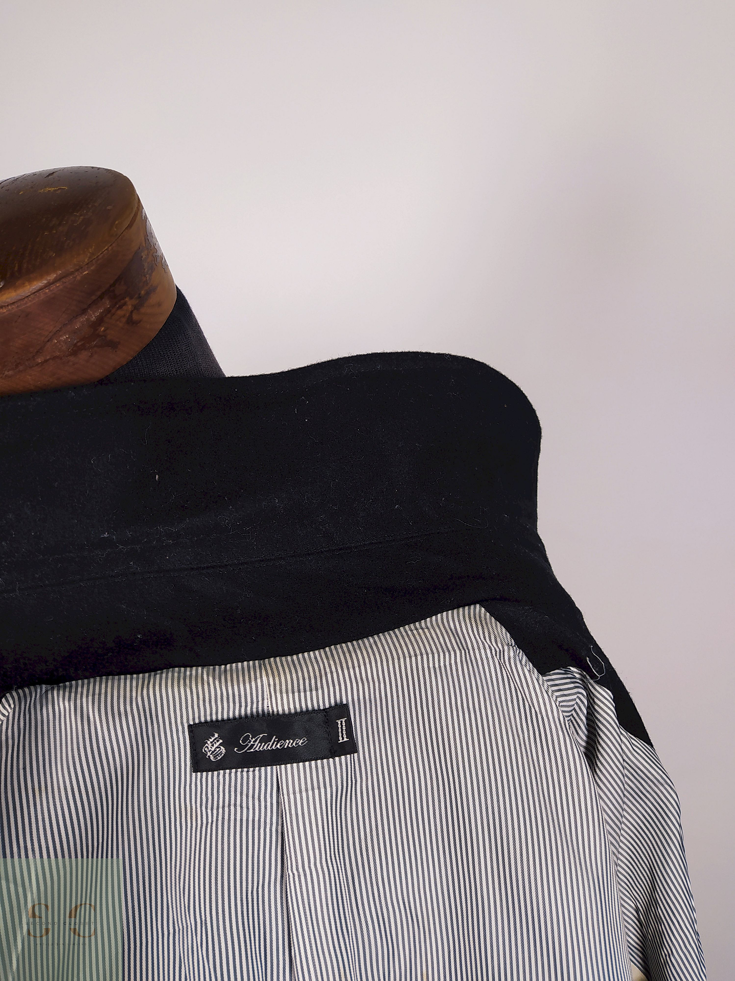 Abrigo lana hombre premium negro TALLA S AUDIENCE - AP307 5