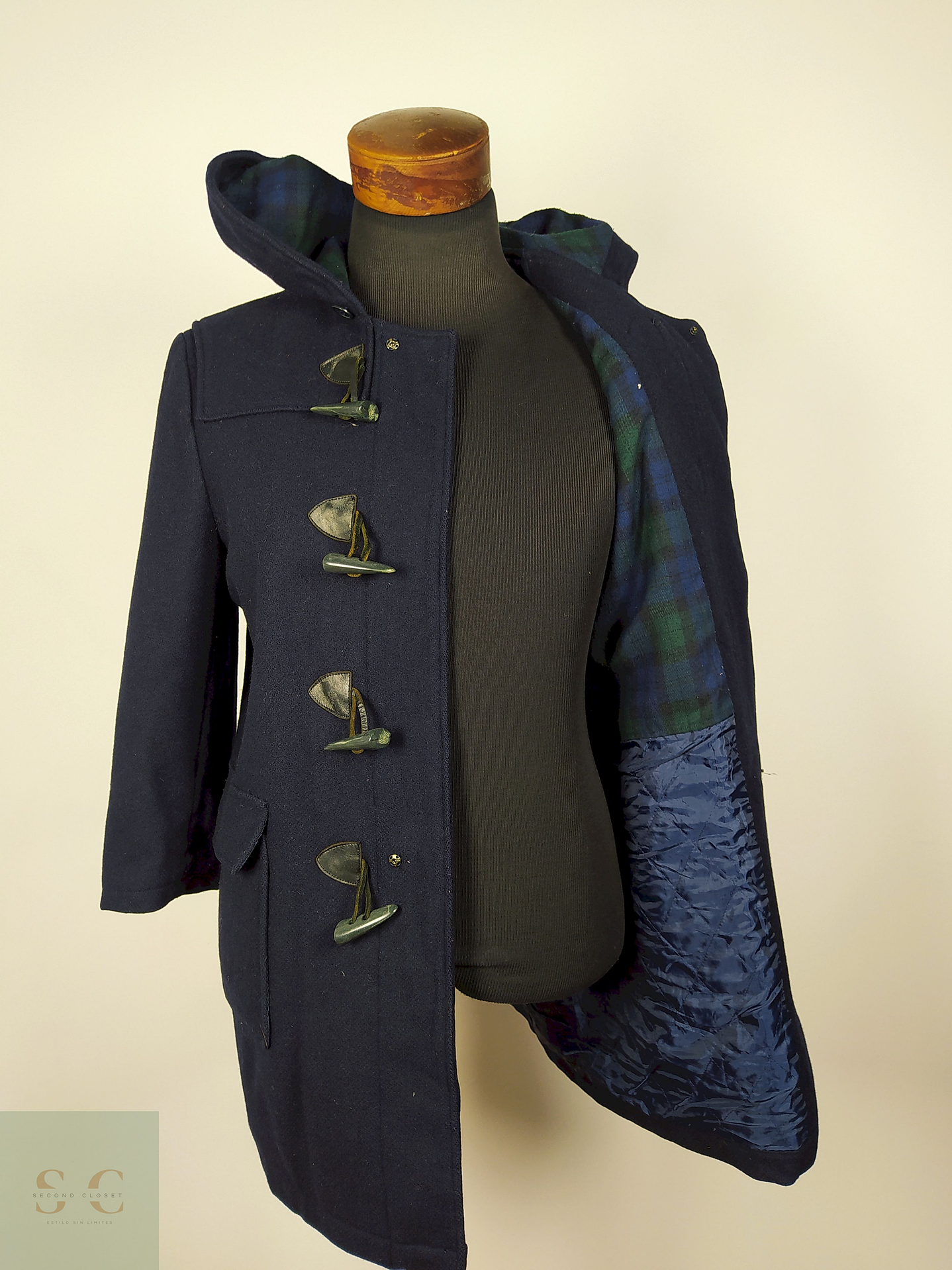 Abrigo lana Montgomery AZUL Talla S BIGVERY - AP320 4