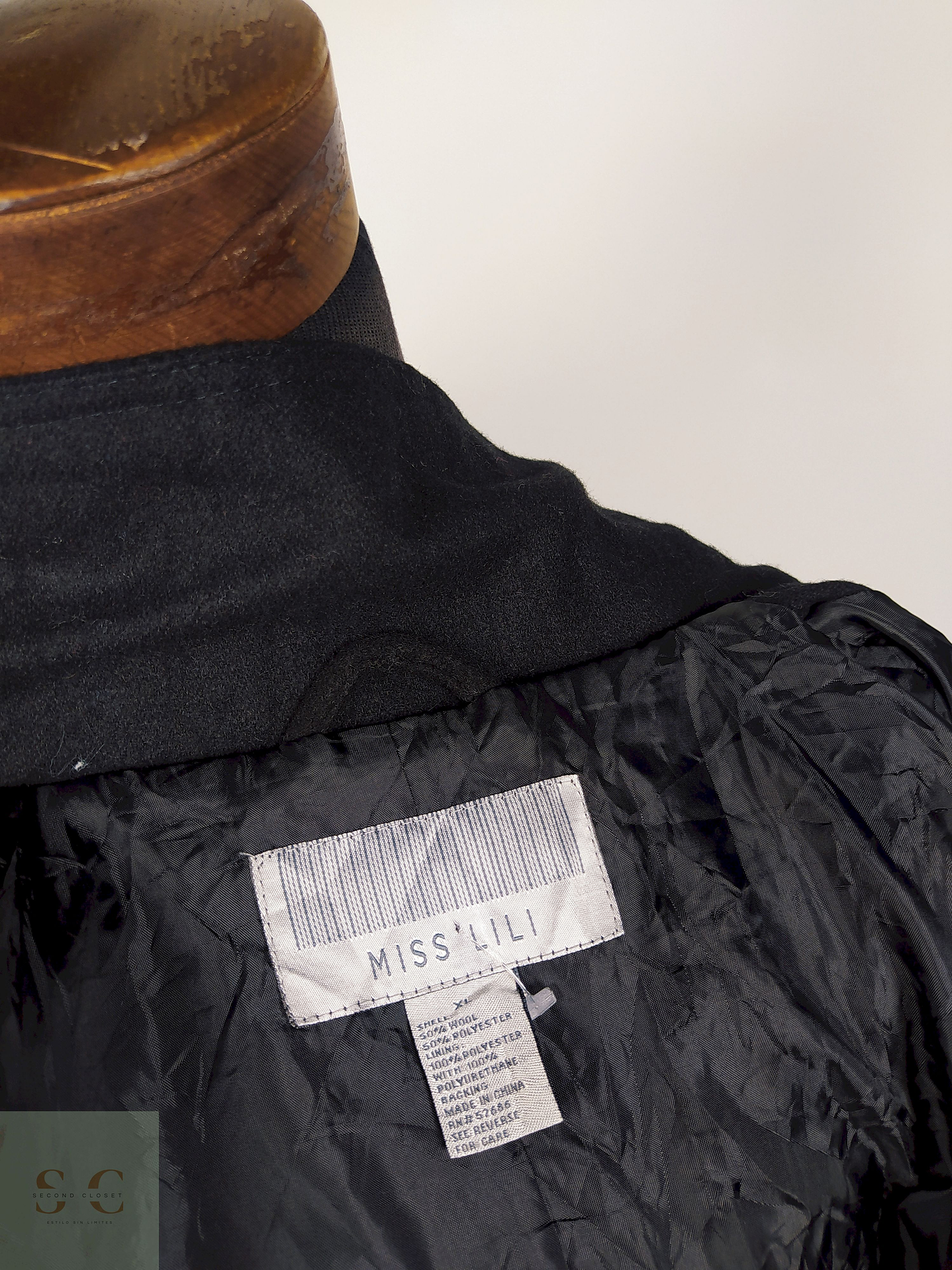 Abrigo cruzado ana mujer premium Talla ML MISS LILI - AP314 5