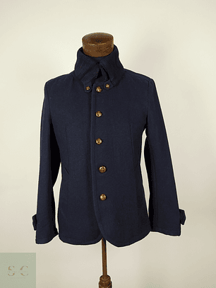 Abrigo lana Corto Azul Talla S TK Japan - AP269