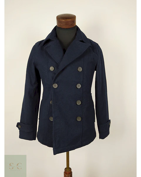 Abrigo Marinero Japonés Azul Marino Hombre TALLA XS