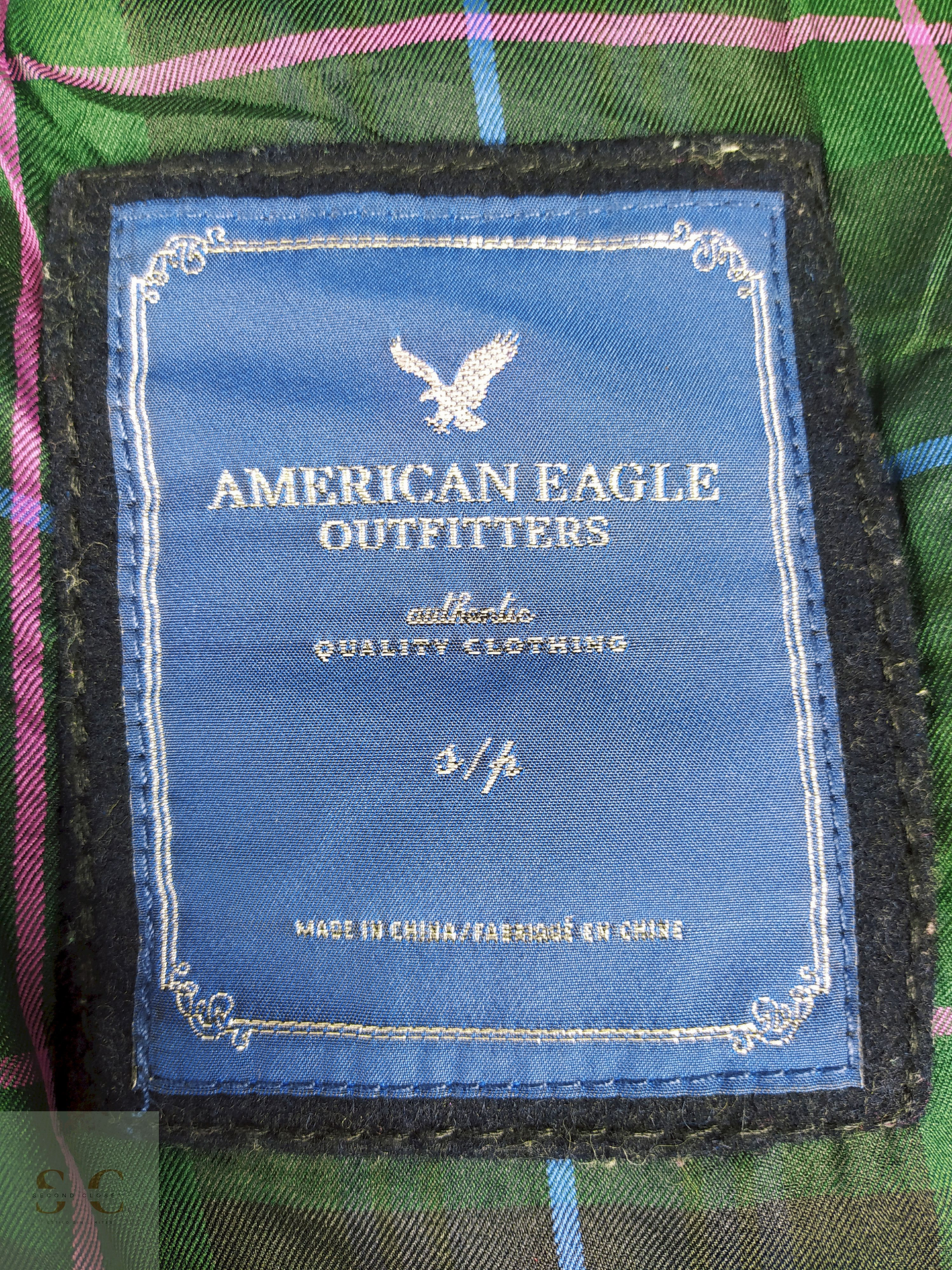 Abrigo Marinero lana premium mujer Azul TALLA S American Eagle - AP264 5